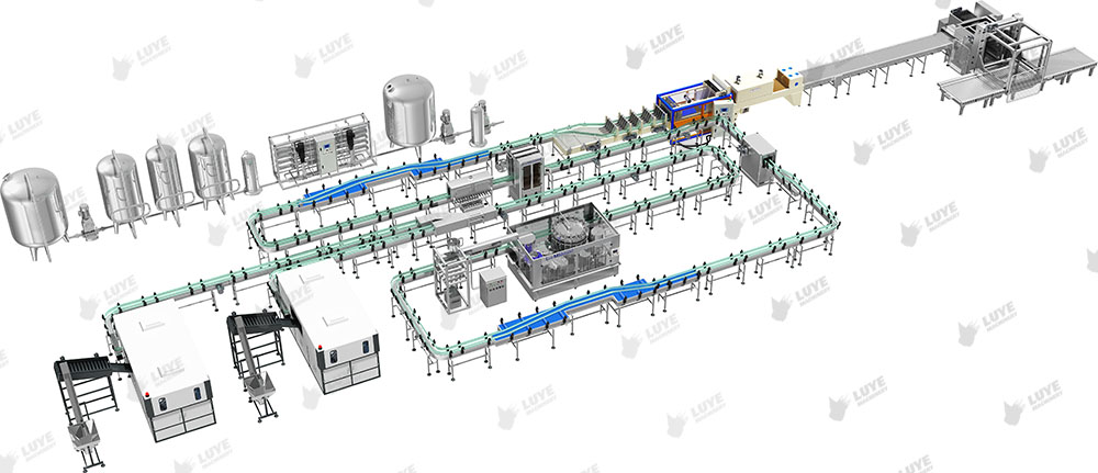 Carbonated Drink Filling Machine Production Line